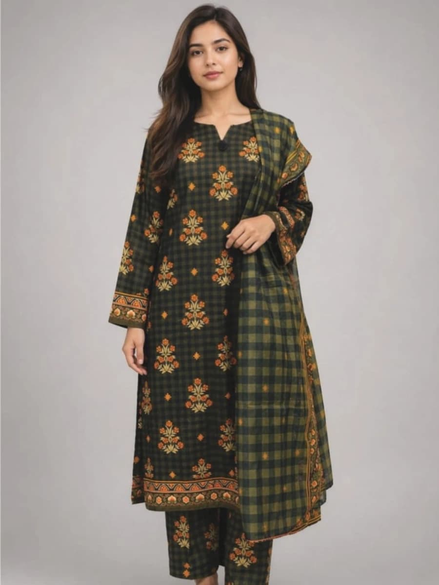 BEECHTREE MORE-BAGH KHADDAR -2026 vol.1 ( Colour Coffee)